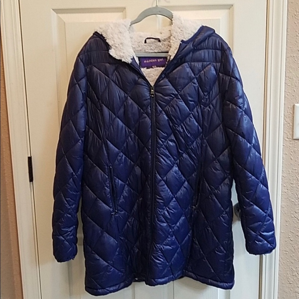 Women's Quilted Blue Jacket